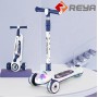 Factory whole sale folding children's check kick scooter LED light wheels kids' scooters pedal scooter kids