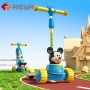 Mickey Kick Roller Faltroller Kinder Auto Karton Spielzeug Auto Leuchtrad