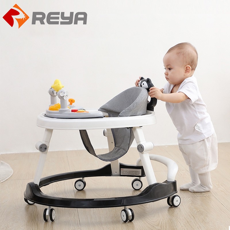 Baby walker anti O-legs baby multifunctional anti roller baby trolly learning driving walker 2023 new models