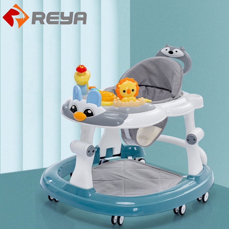 Baby walker anti O-leg learning driving boys and girls young children rollover learning line multifunctional starting trolly