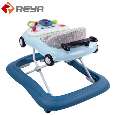 Factory Cheap Price baby Walking musical and Light swivel Wheels baby Walker toy for Kids