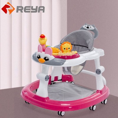 Baby walker anti O-leg learning driving boys and girls young children rollover learning line multifunctional starting trolly