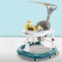 Children's baby walker anti - O-leg cartwheel multifunctional hand push can sit baby walker