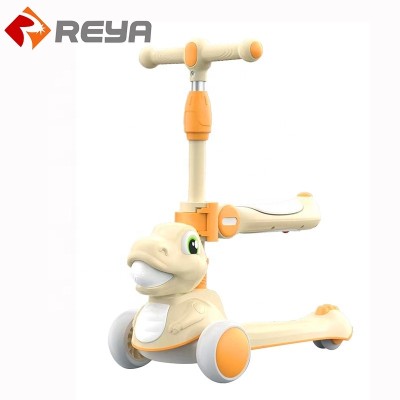 New Sell Baby Kids Child Toy with Push Pedial Kick 3 Wheels Skating Skate Board Foot Scooter