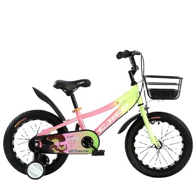 Kinderfahrrad 12/14/16/18 Zoll männliches und weibliches Babyfahrrad Kinderfahrrad mit Trainingsrädern