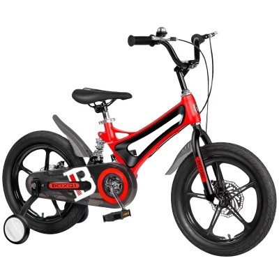 Wholesale magnesium alloy shock absorber children's bicycles 14/16/18 inch bicycles 4-12 years old boys and girls