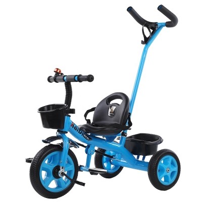 الأطفال 2-in-1 pedal tricycle مع دفع handle / riding / الأولاد والبنات